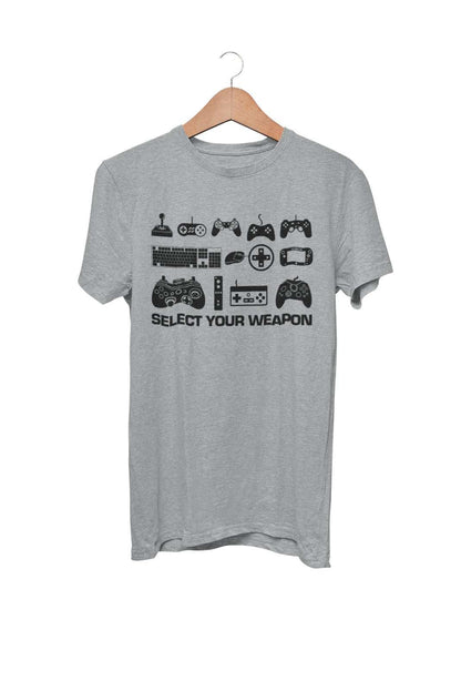 Select Your Weapon Retro Gaming Controllers T-Shirt Gaming Classic Gift Top T-Shirt