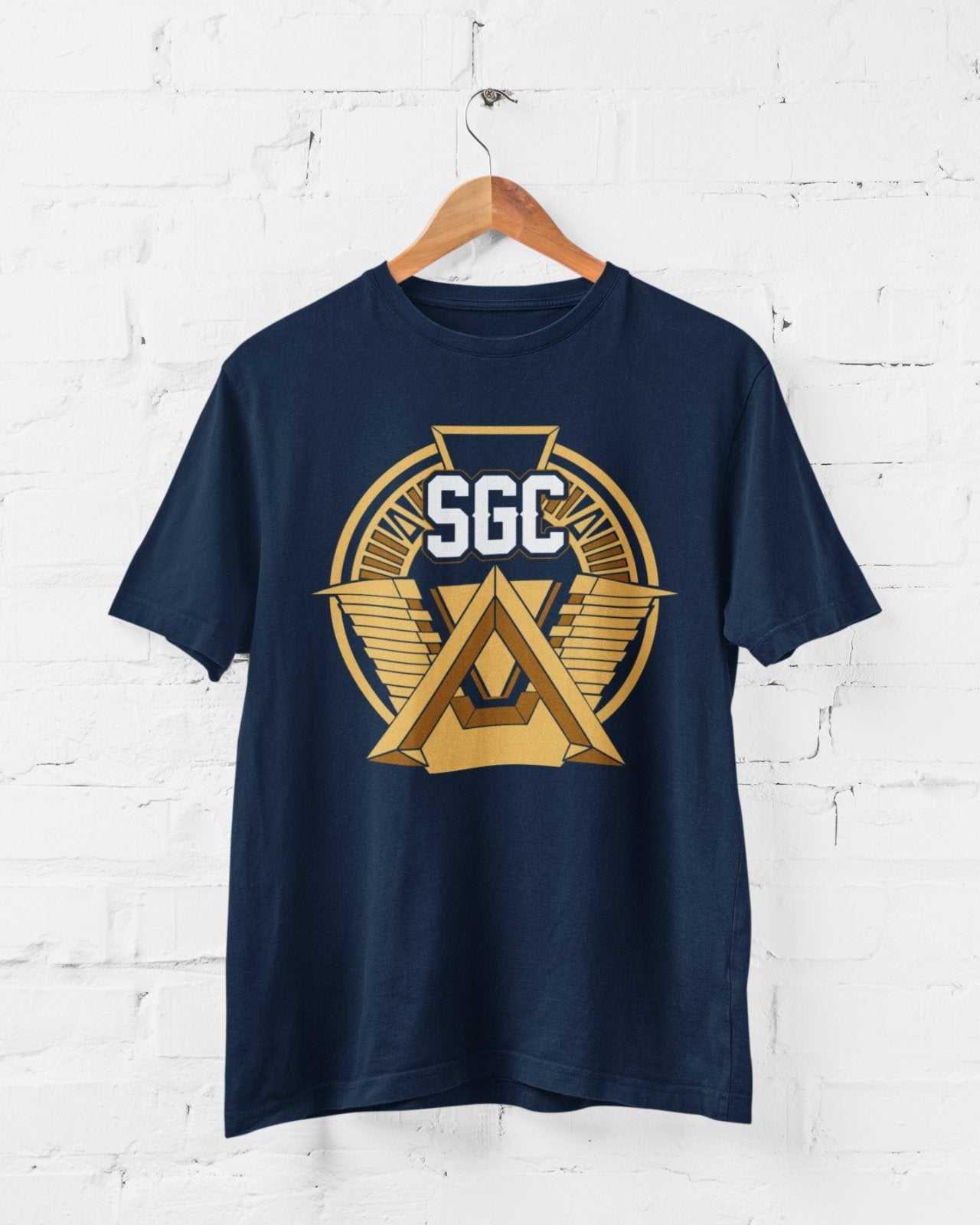 SGC T-Shirt Stargate Gate Star Council Atlantis Funny Sci Fi Vintage TV Movie T-Shirt