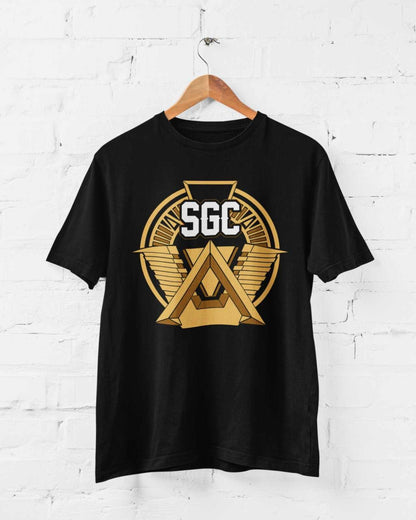 SGC T-Shirt Stargate Gate Star Council Atlantis Funny Sci Fi Vintage TV Movie T-Shirt
