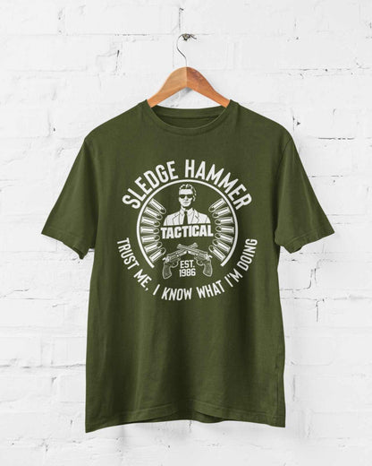 Sledgehammer Est 1986 Retro T-Shirt TV 80s Funny Cop Show Classic Gift T-Shirt