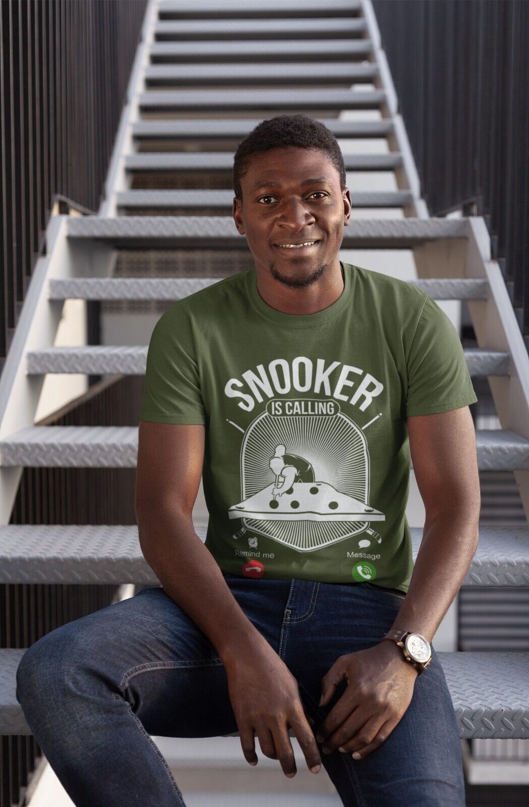 SNOOKER IS CALLING and I Must Go Funny Phone Joke T-Shirt Pot Balls Baize Fan T-Shirt Gift