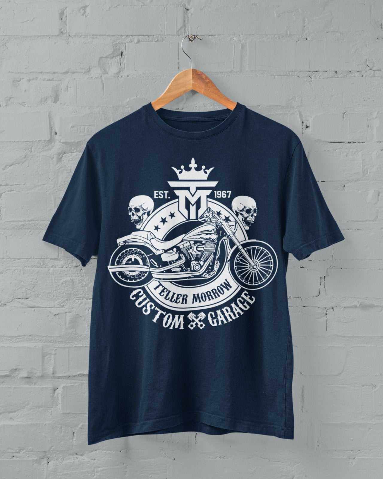 Teller Morrow Custom Garage T-Shirt Anarchy of Sons TV Biker Motorcycle Jax Clay T-Shirt Gift