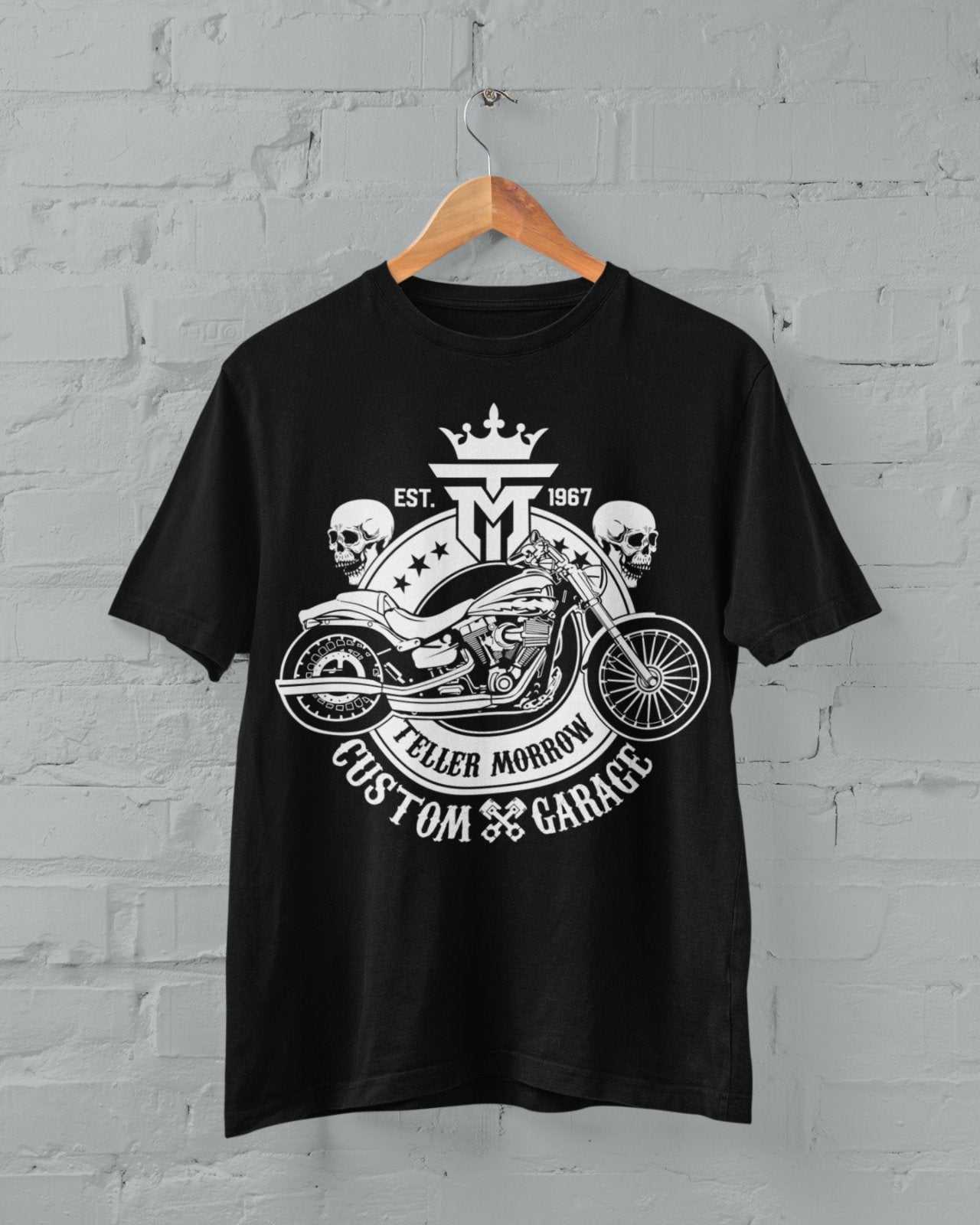 Teller Morrow Custom Garage T-Shirt Anarchy of Sons TV Biker Motorcycle Jax Clay T-Shirt Gift