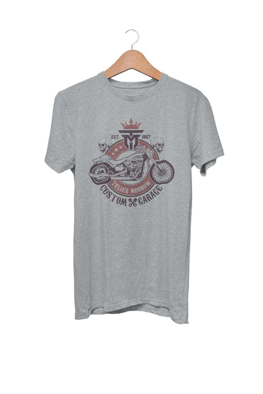 Teller Morrow Custom Garage T-Shirt Anarchy of Sons TV Biker Motorcycle Jax Clay T-Shirt Gift