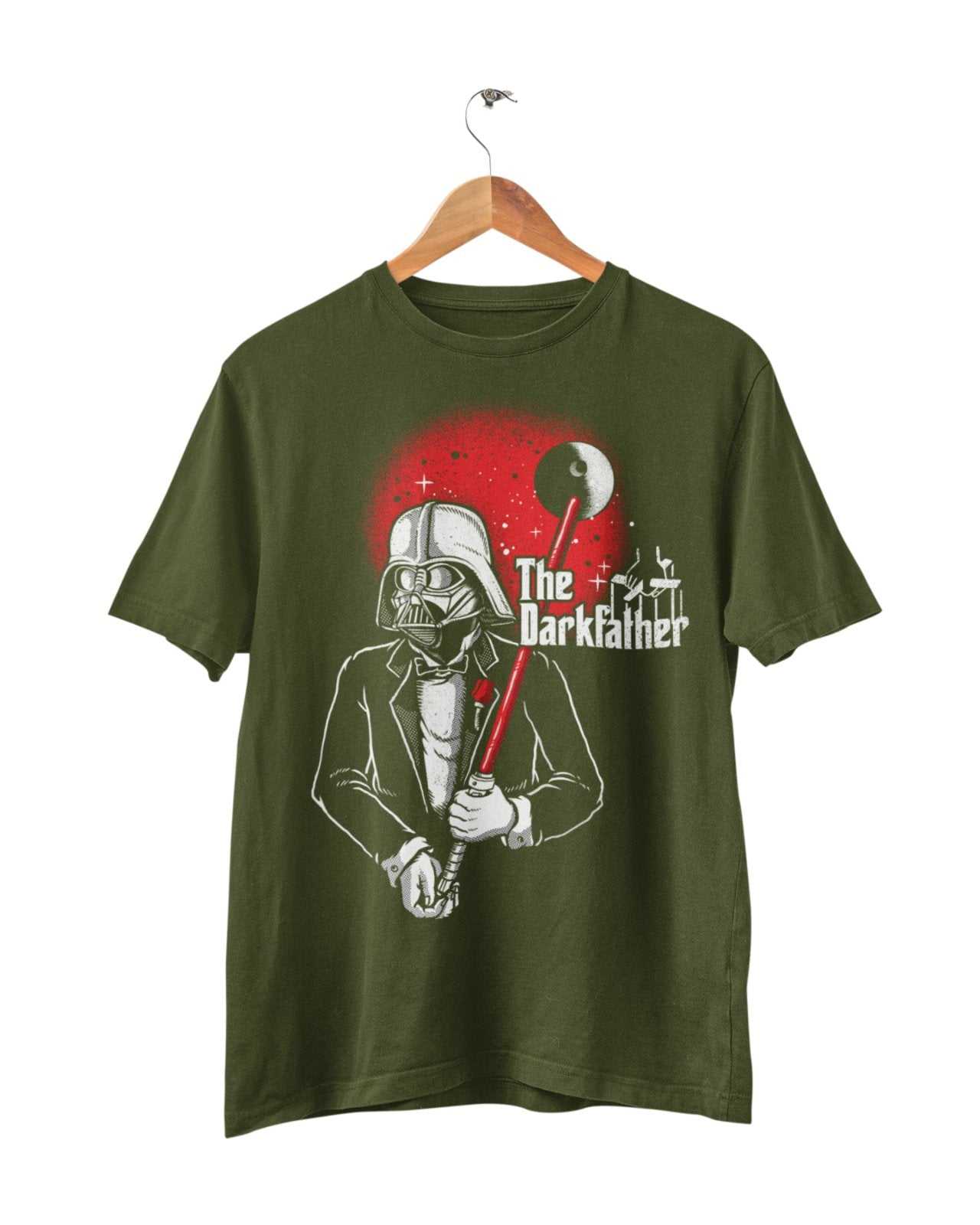The Dark Father Funny T-Shirt Godfather Vader Darth Wars Star Parody Mash Up Top T-Shirt Gift