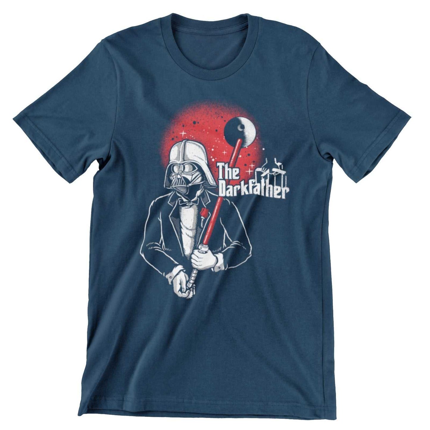 The Dark Father Funny T-Shirt Godfather Vader Darth Wars Star Parody Mash Up Top T-Shirt Gift