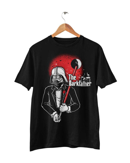 The Dark Father Funny T-Shirt Godfather Vader Darth Wars Star Parody Mash Up Top T-Shirt Gift