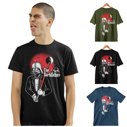 The Dark Father Funny T-Shirt Godfather Vader Darth Wars Star Parody Mash Up Top T-Shirt Gift