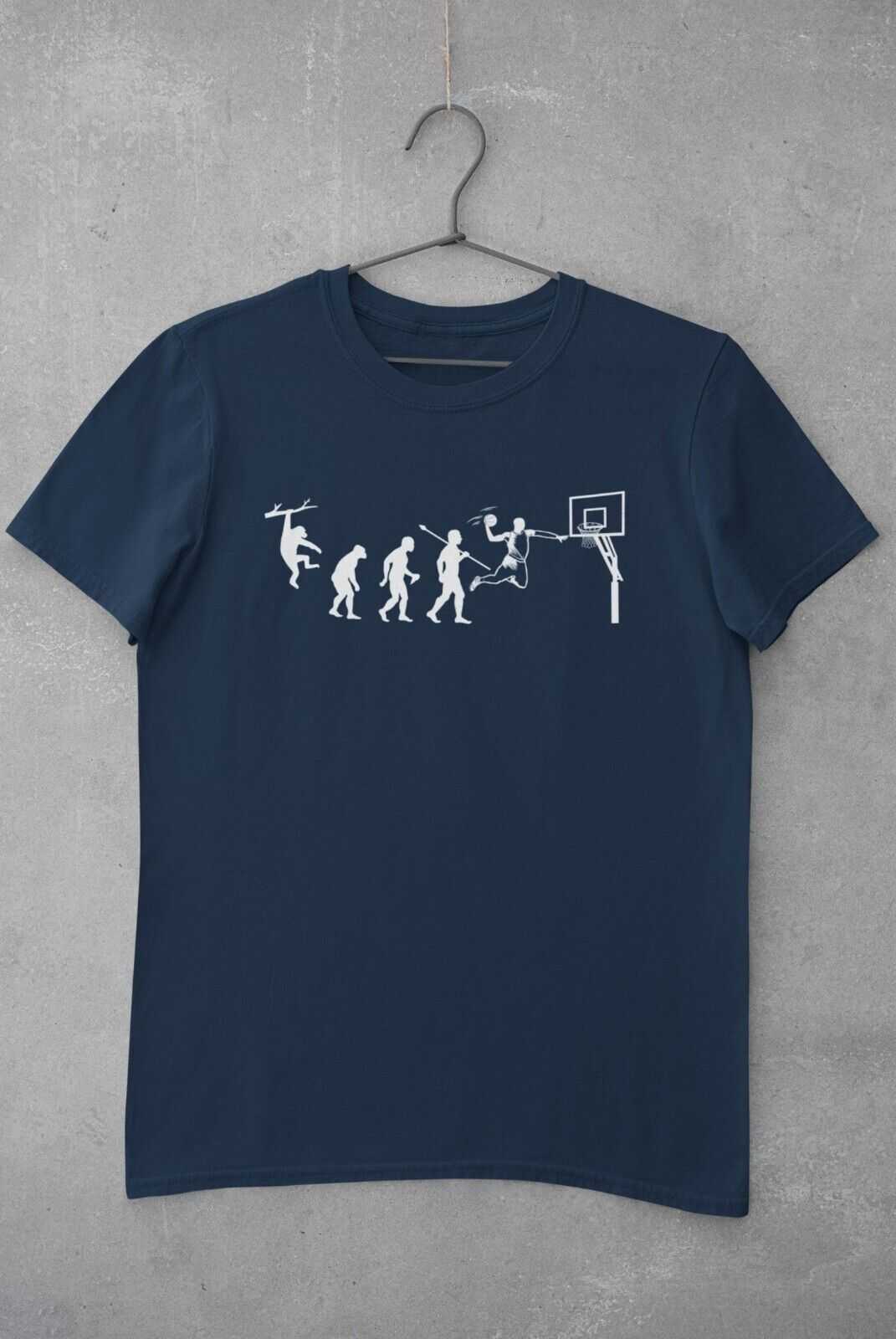 The Evolution Of BASKETBALL T-Shirt Funny Ape To Man Darwin Hoop Gift T-Shirt