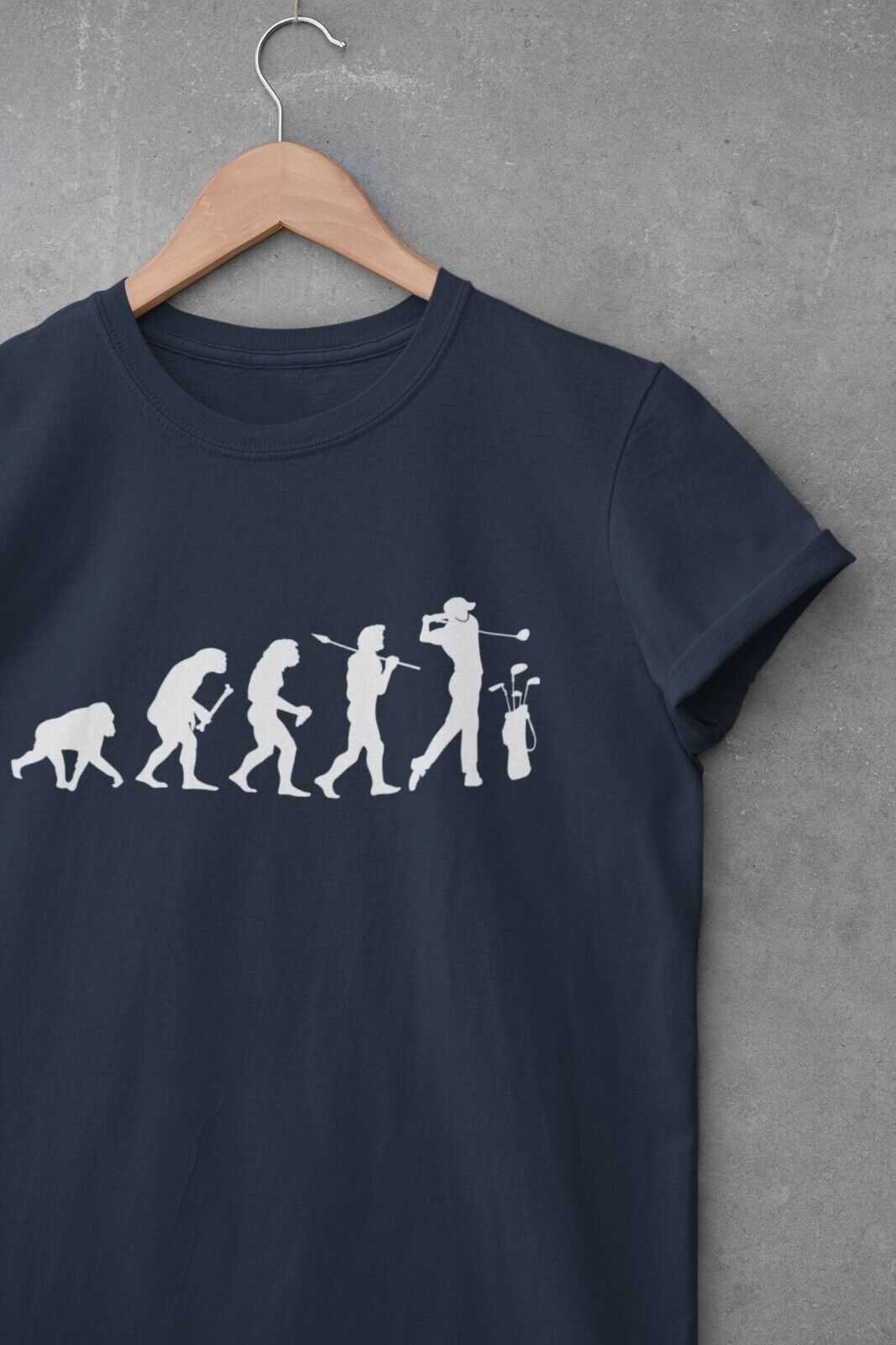 The Evolution of GOLF T-Shirt Ape To Man Darwin Funny Top Gift Golfer Gift T-Shirt
