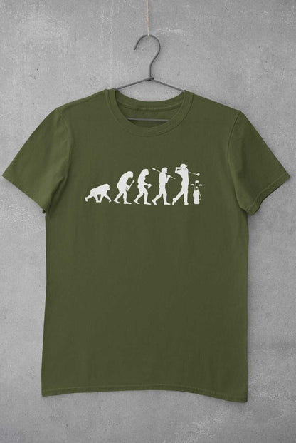 The Evolution of GOLF T-Shirt Ape To Man Darwin Funny Top Gift Golfer Gift T-Shirt
