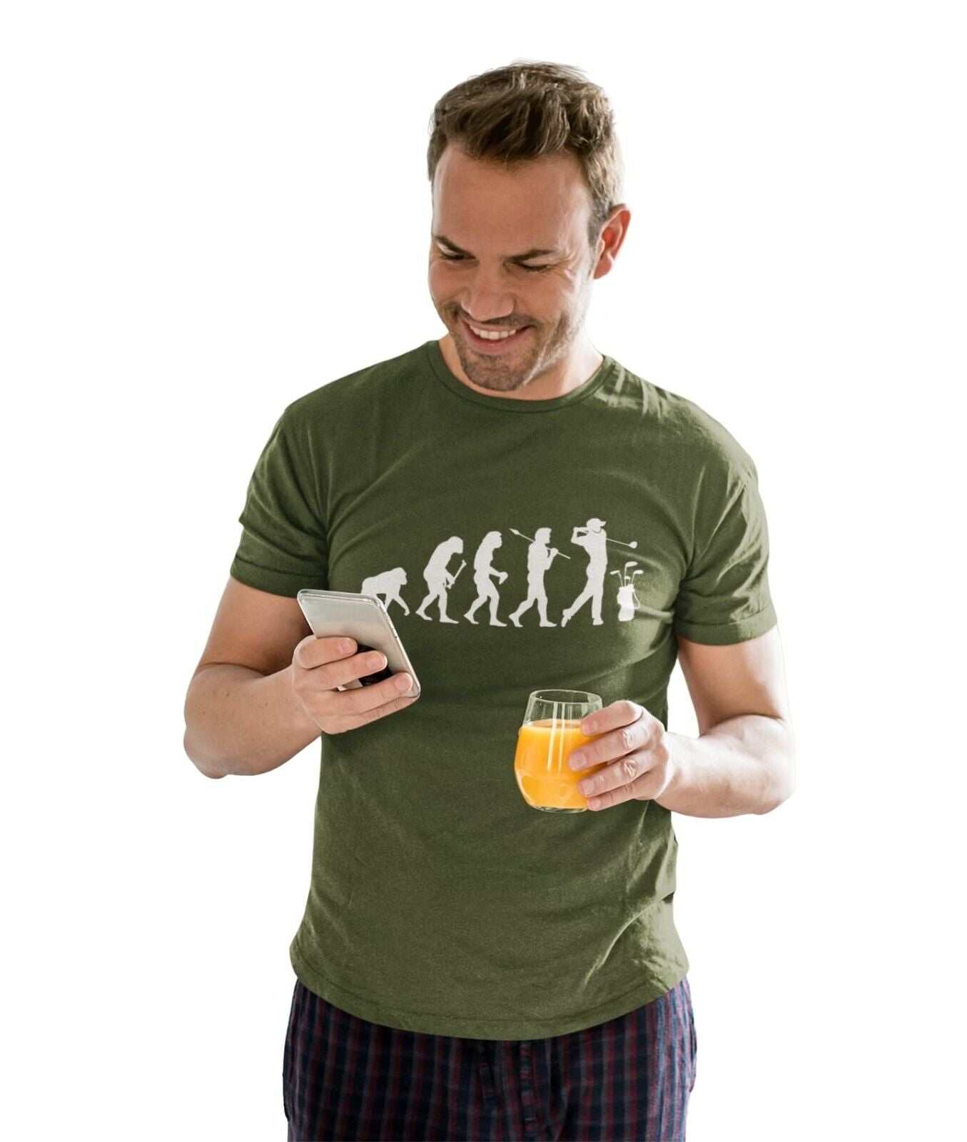 The Evolution of GOLF T-Shirt Ape To Man Darwin Funny Top Gift Golfer Gift T-Shirt