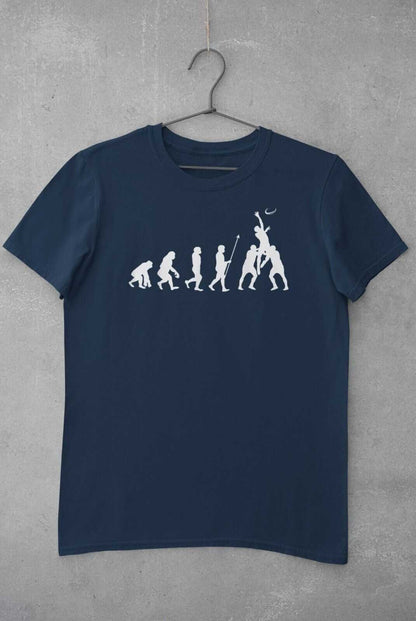The Evolution of RUGBY T-Shirt Ape To Man Darwin Funny Top Gift Lineout T-Shirt
