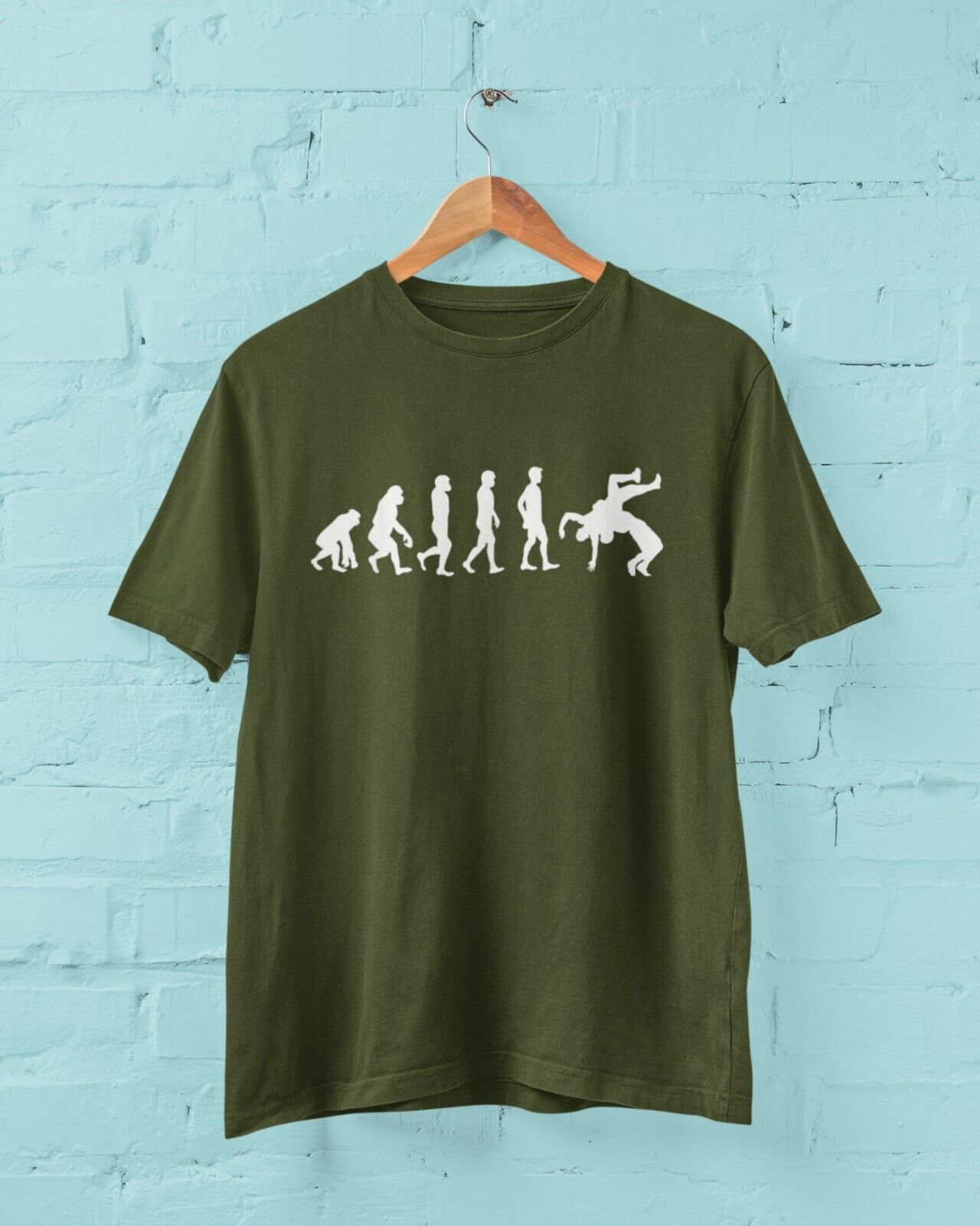 The Evolution of WRESTLING T-Shirt Funny Ape To Man To Sports Entertainment T-Shirt