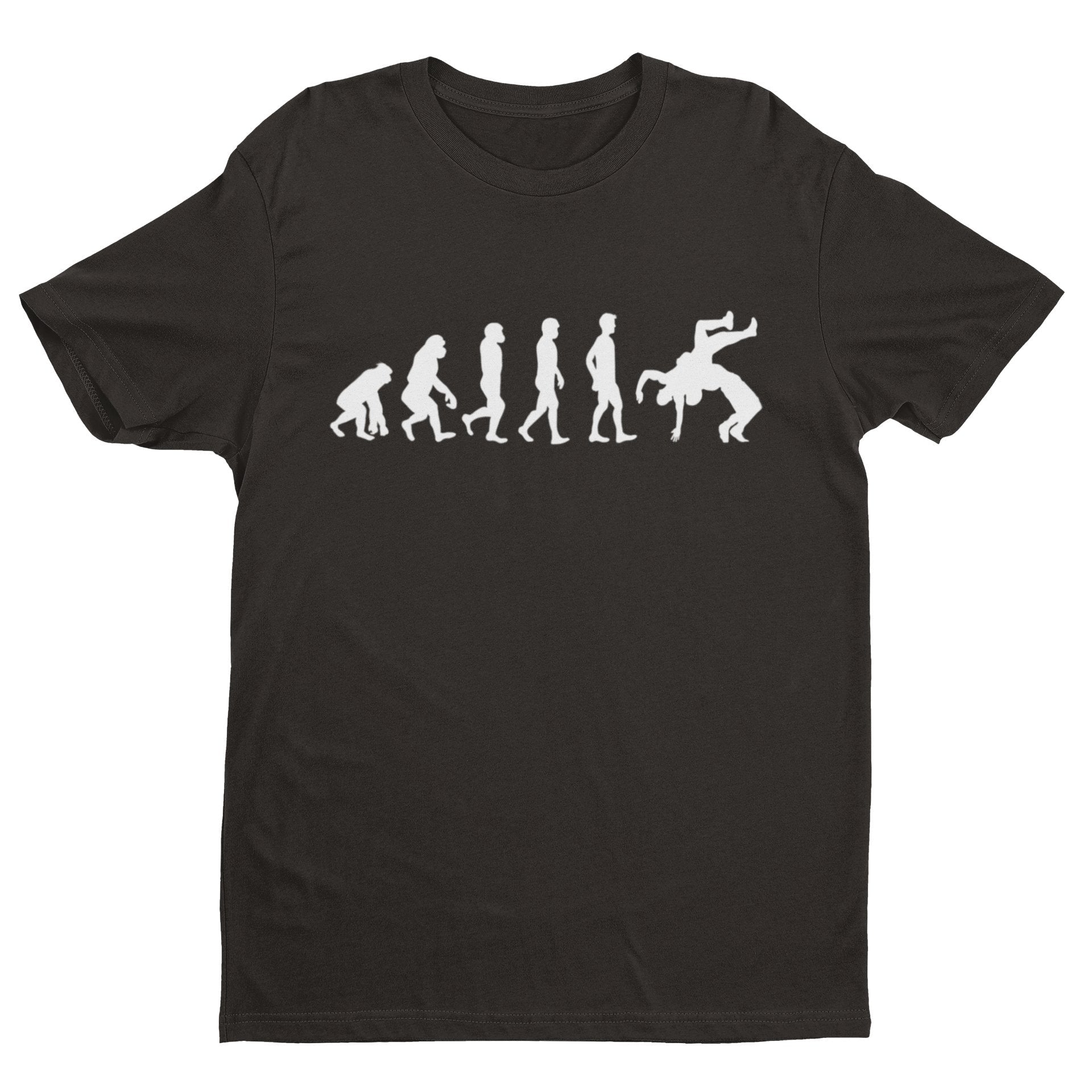 The Evolution of WRESTLING T-Shirt Funny Ape To Man To Sports Entertainment T-Shirt