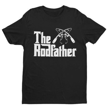 The Rodfather Funny Fishing T-Shirt Angling Gift For Dad Grandad Fisherman T-Shirt