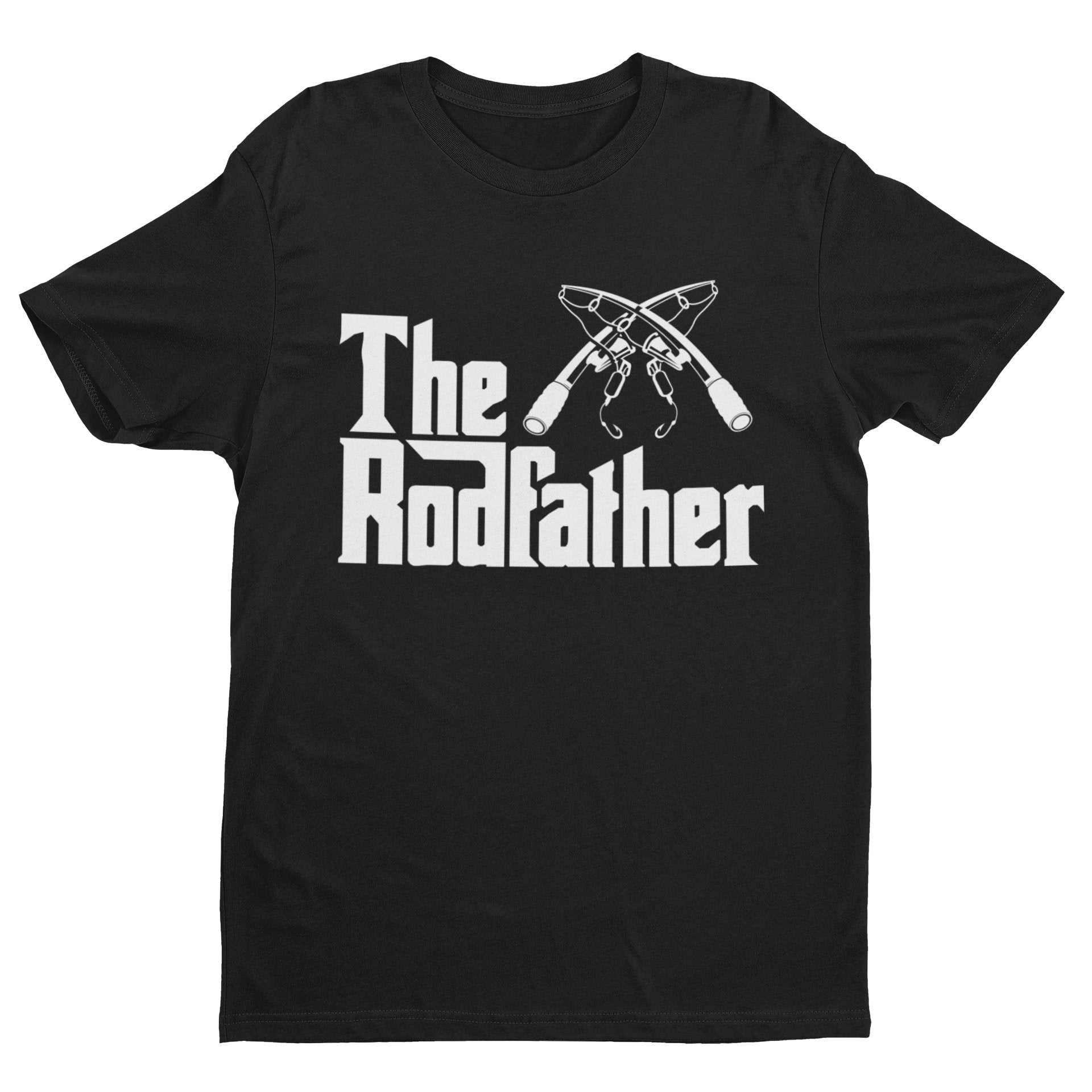 The Rodfather Funny Fishing T-Shirt Angling Gift For Dad Grandad Fisherman T-Shirt