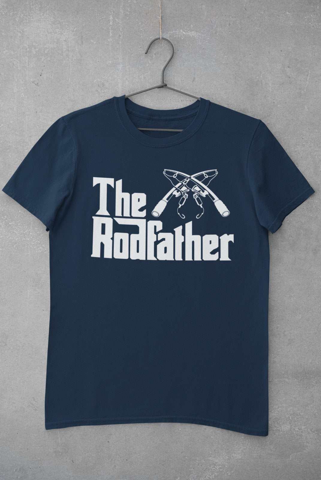 The Rodfather Funny Fishing T-Shirt Angling Gift For Dad Grandad Fisherman T-Shirt
