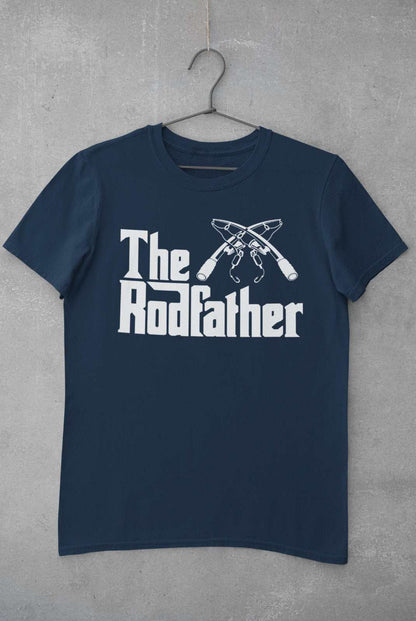 The Rodfather Funny Fishing T-Shirt Angling Gift For Dad Grandad Fisherman T-Shirt
