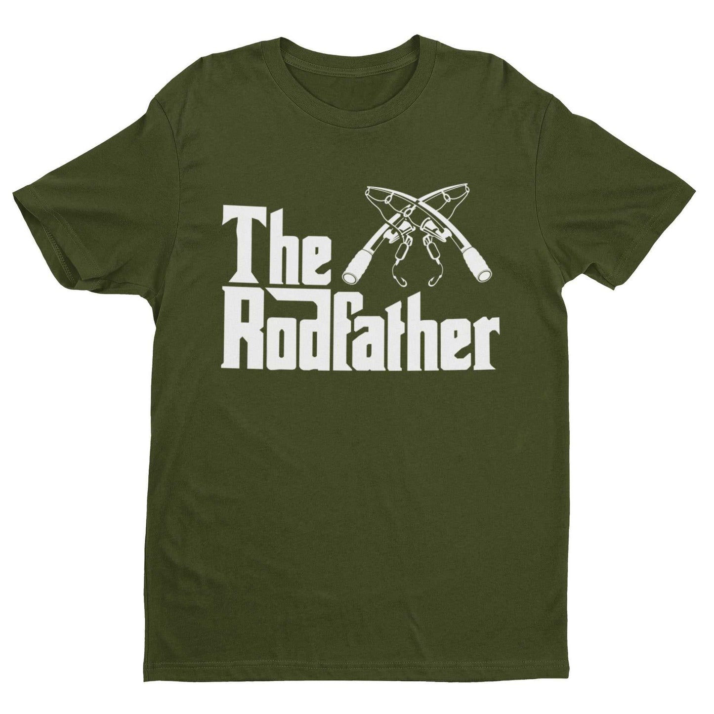 The Rodfather Funny Fishing T-Shirt Angling Gift For Dad Grandad Fisherman T-Shirt