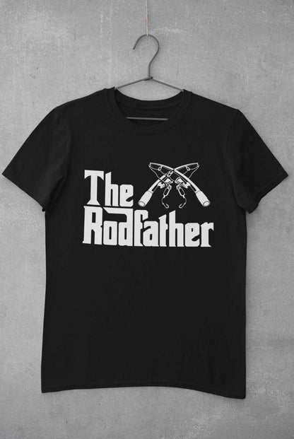 The Rodfather Funny Fishing T-Shirt Angling Gift For Dad Grandad Fisherman T-Shirt