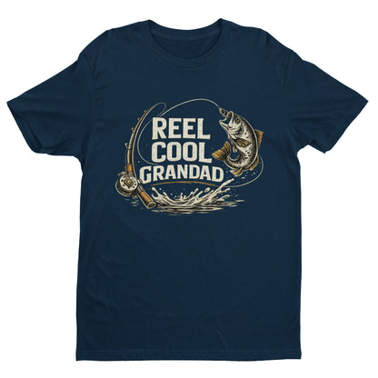Reel Cool Grandad Fishing T-Shirt