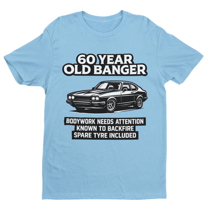 60 Year Old Banger Classic Car T-Shirt