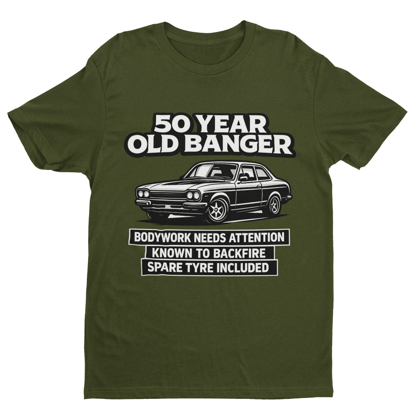 50 Year Old Banger Classic Car T-Shirt
