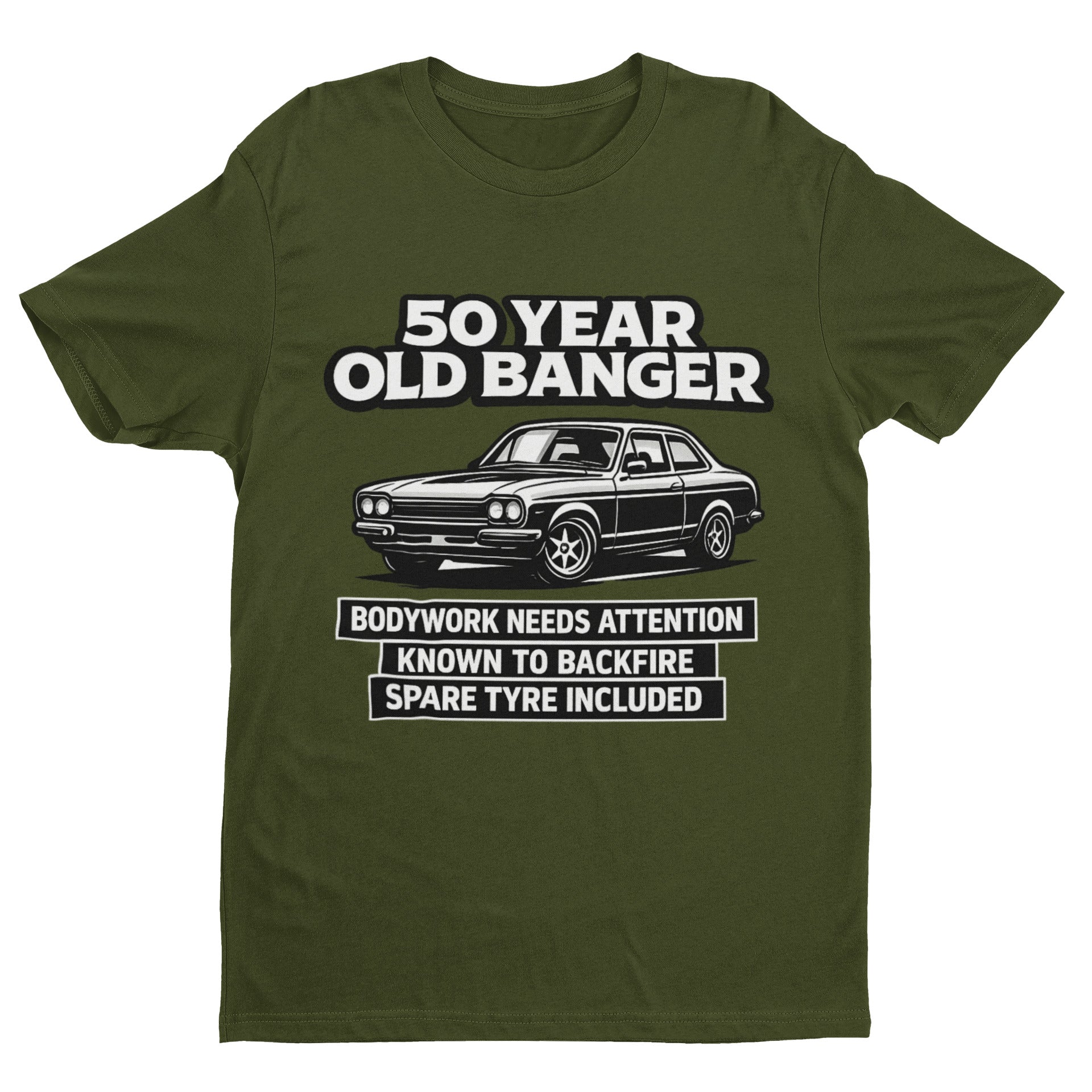 50 Year Old Banger Classic Car T-Shirt