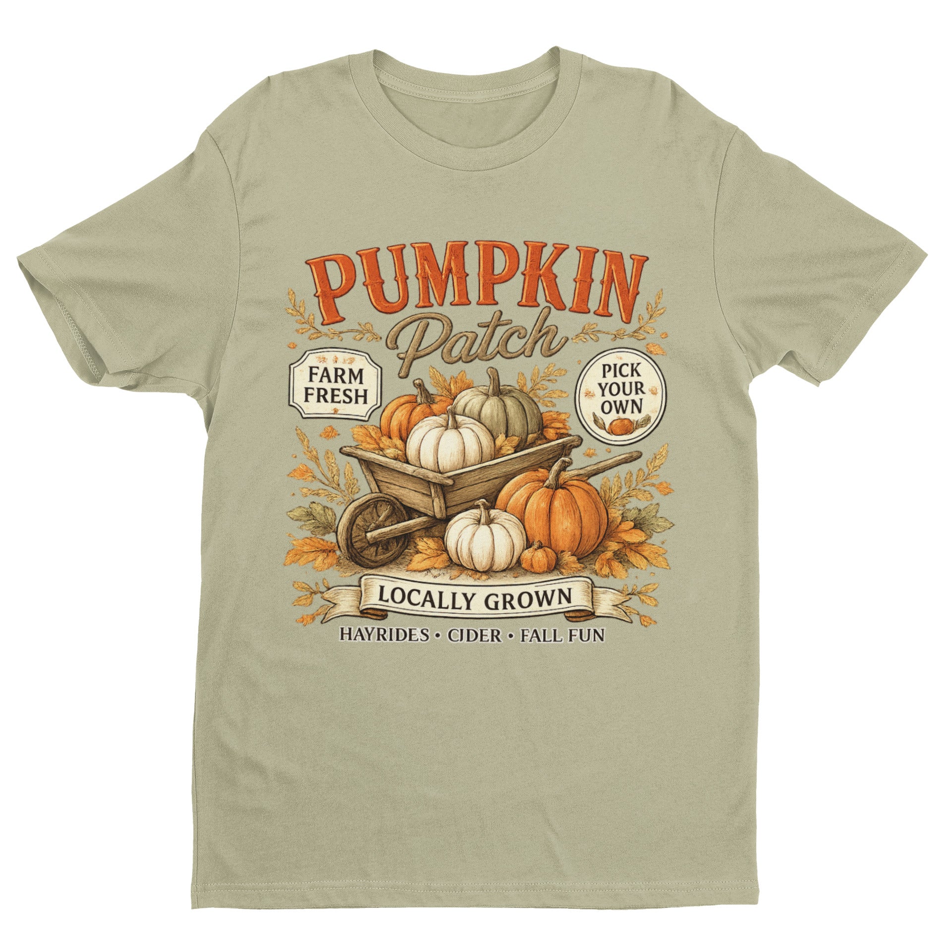 Pumpkin Patch Halloween T-Shirt – Farm Fresh Harvest Tee