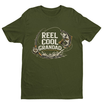 Reel Cool Grandad Fishing T-Shirt