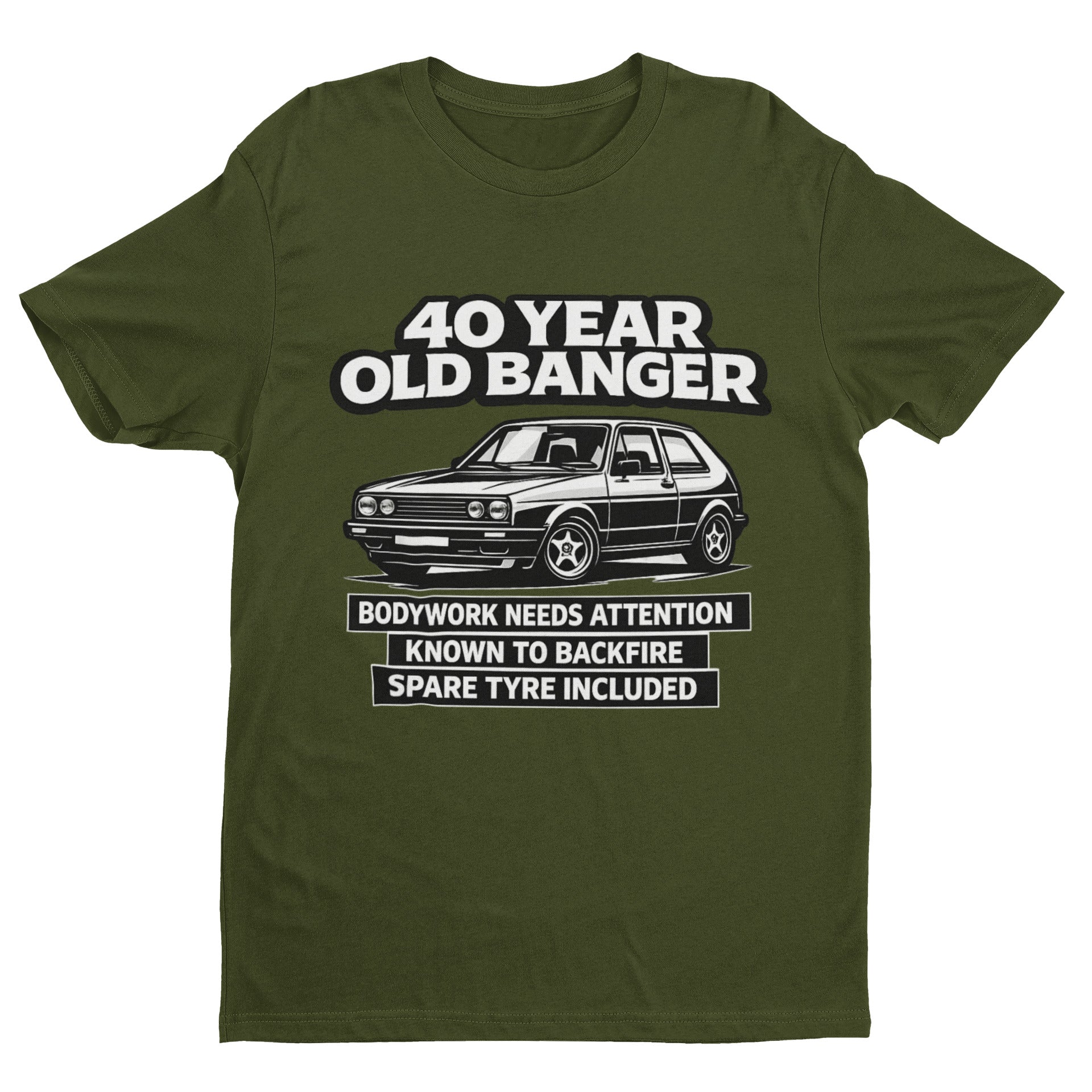 40 Year Old Banger Classic Hatchback T-Shirt