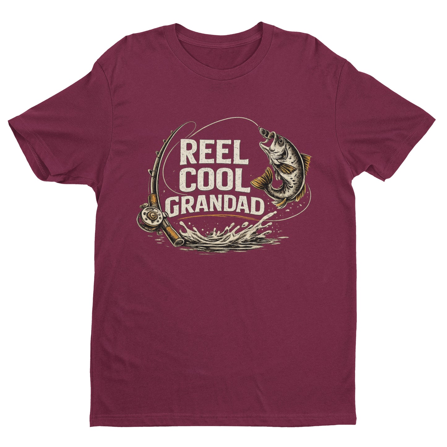 Reel Cool Grandad Fishing T-Shirt
