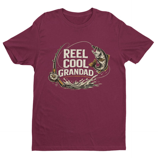 Reel Cool Grandad Fishing T-Shirt