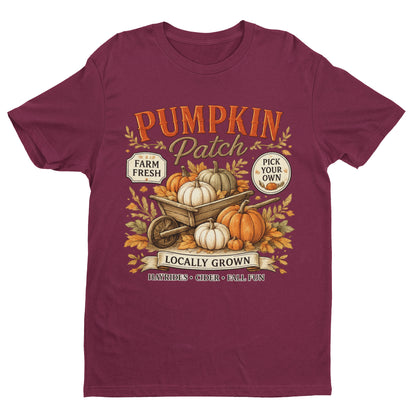 Pumpkin Patch Halloween T-Shirt – Farm Fresh Harvest Tee