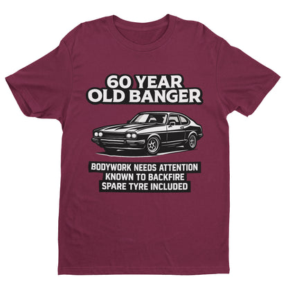 60 Year Old Banger Classic Car T-Shirt