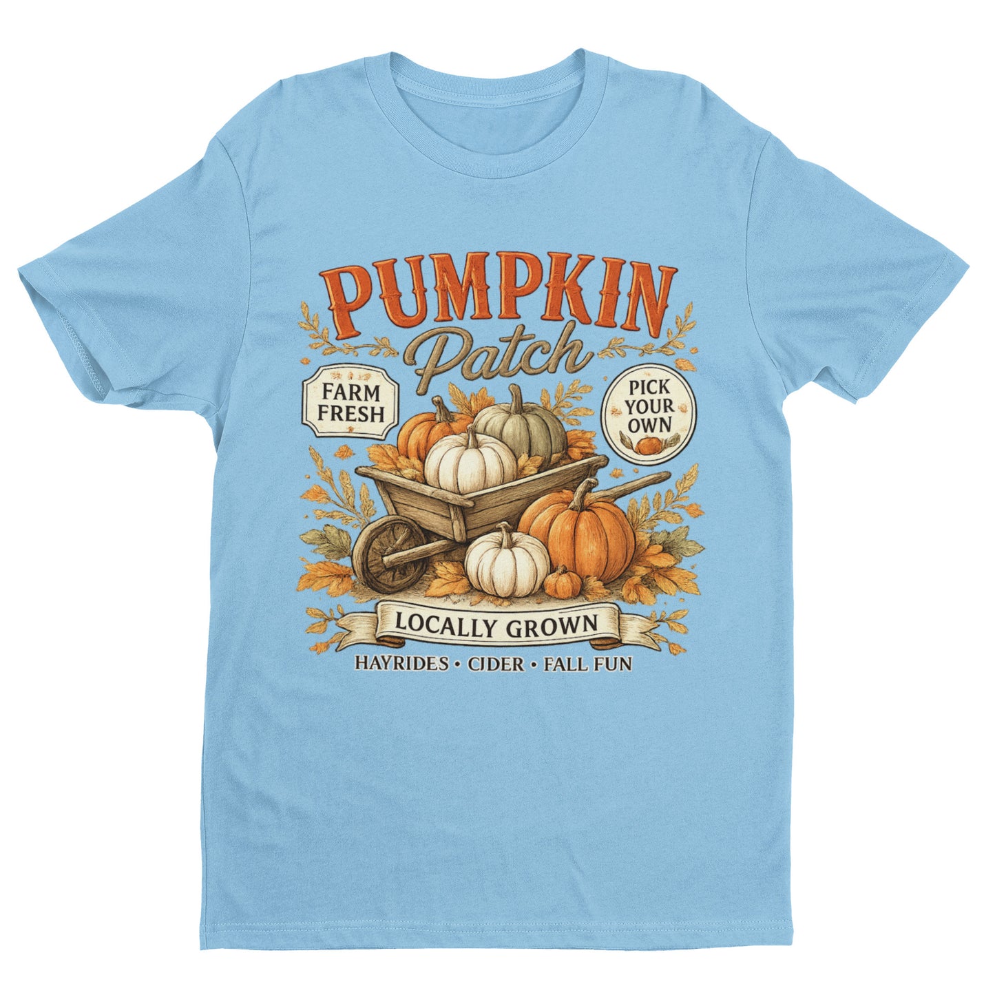 Pumpkin Patch Halloween T-Shirt – Farm Fresh Harvest Tee