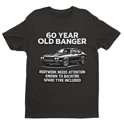 60 Year Old Banger Classic Car T-Shirt