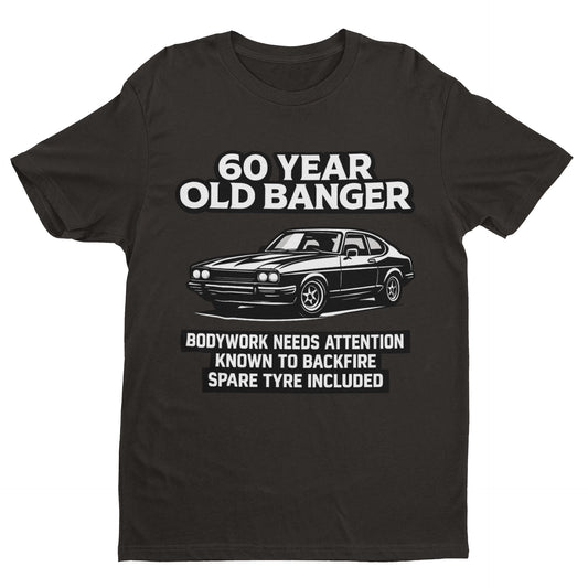 60 Year Old Banger Classic Car T-Shirt