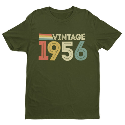 Vintage 1956 T-Shirt - 70th Birthday 2026 Retro Gift T-Shirt