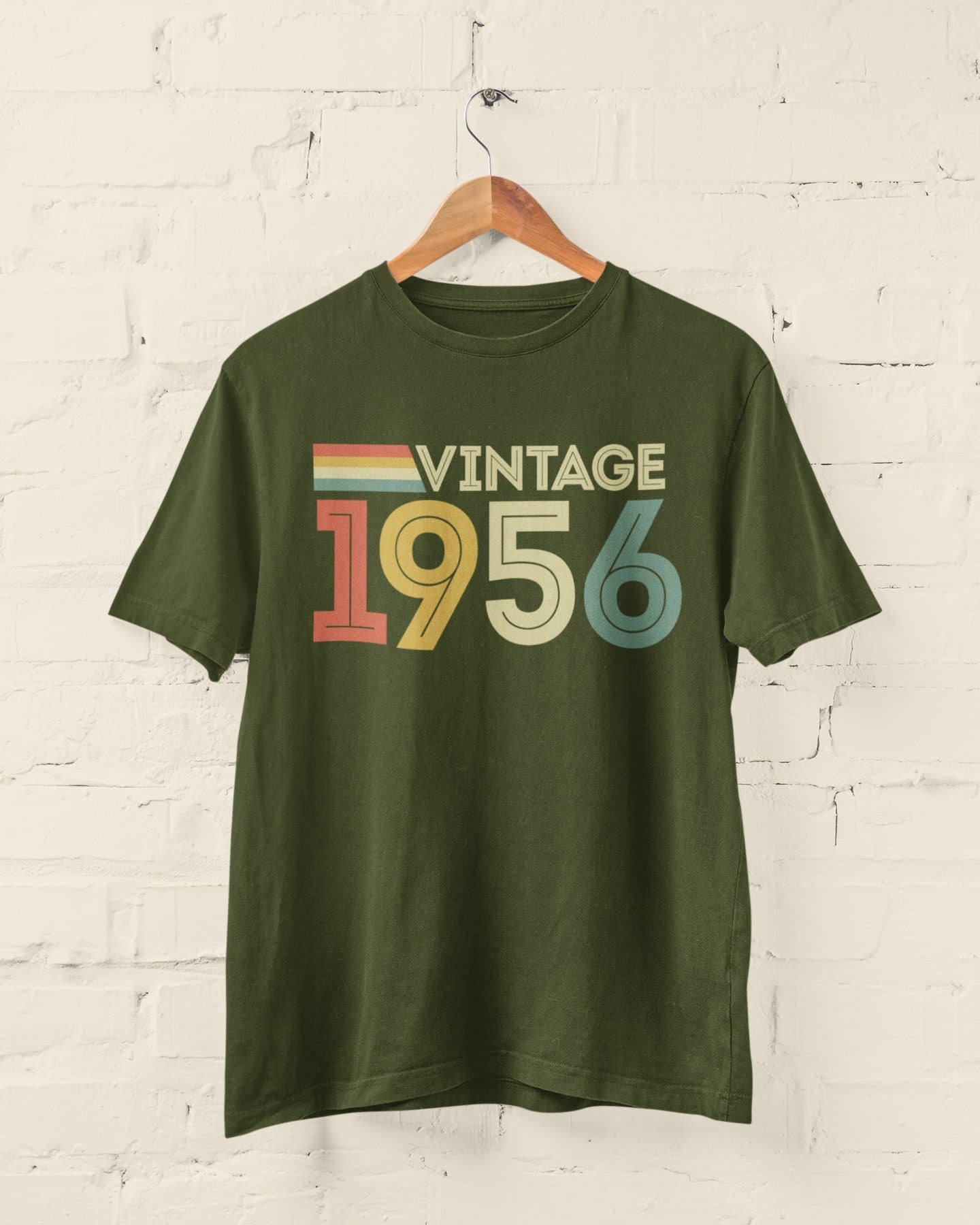 Vintage 1956 T-Shirt - 70th Birthday 2026 Retro Gift T-Shirt