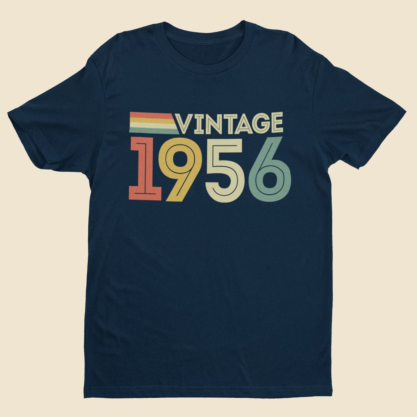 Vintage 1956 T-Shirt - 70th Birthday 2026 Retro Gift T-Shirt