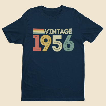 Vintage 1956 T-Shirt - 70th Birthday 2026 Retro Gift T-Shirt