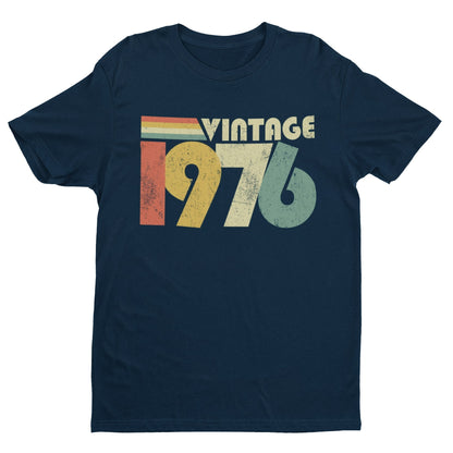 Vintage 1976 T-Shirt - 50th Birthday 2026 Retro Gift T-Shirt