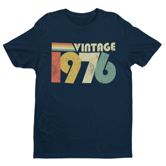 Vintage 1976 T-Shirt - 50th Birthday 2026 Retro Gift T-Shirt