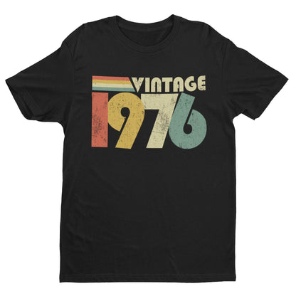Vintage 1976 T-Shirt - 50th Birthday 2026 Retro Gift T-Shirt