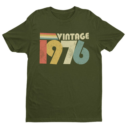 Vintage 1976 T-Shirt - 50th Birthday 2026 Retro Gift T-Shirt