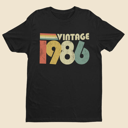 Vintage 1986 40th Birthday T-Shirt (40 in 2026) - Retro Birthday T-Shirt T-Shirt Gift