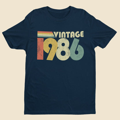 Vintage 1986 40th Birthday T-Shirt (40 in 2026) - Retro Birthday T-Shirt T-Shirt Gift