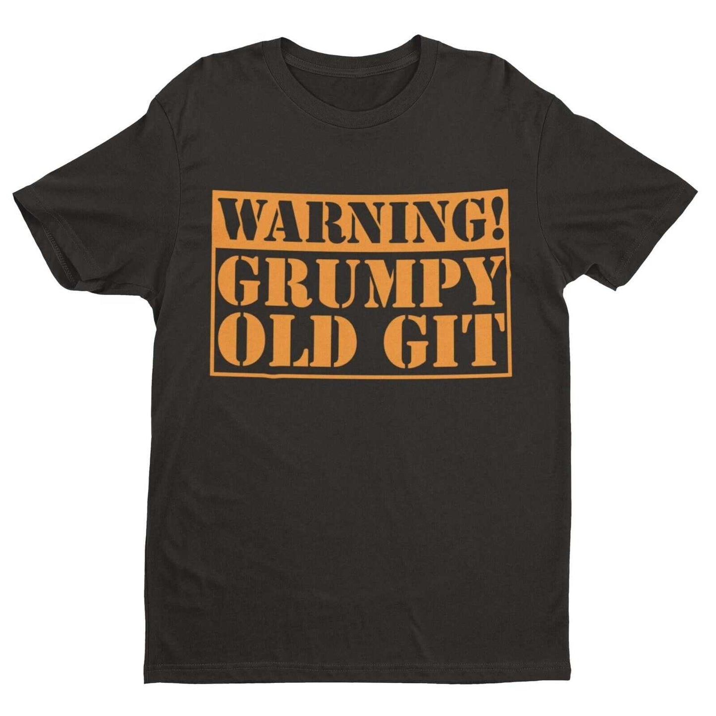 Warning Grumpy Old Git Funny T-Shirt T-Shirt top Old Man Dad Grandad Gift T-Shirt
